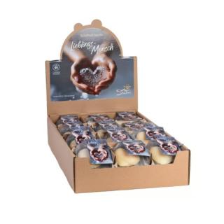 Schafmilchseife Herz Lieblingsmensch Organza