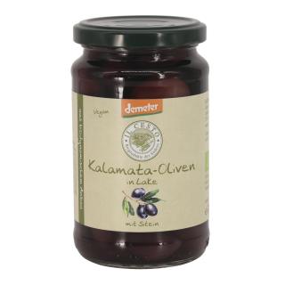 Kalamata Oliven in Lake, natur, mit Stein