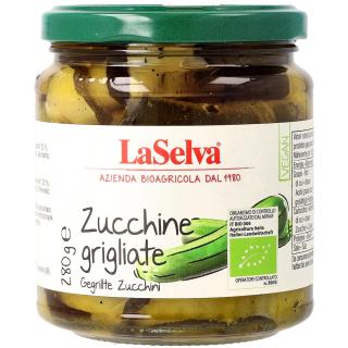 Gegrillte Zucchini in Öl