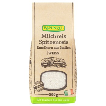 Milchreis, rund, weiß