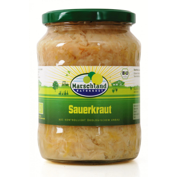 Sauerkraut, Glas