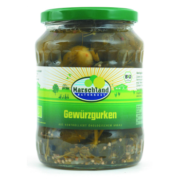 Gewürzgurken, Glas