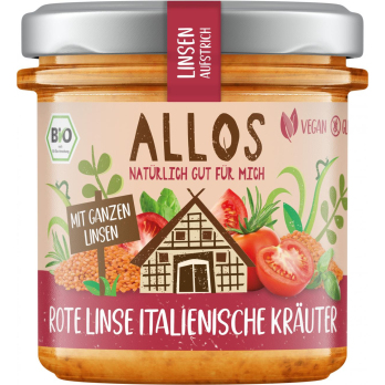 Linsen Aufstrich rote Linse italienische Kräuter