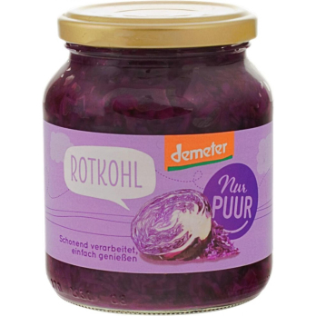 Rotkohl, Glas