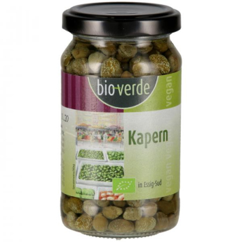 Kapern Calabrese in Essig-Sud, Glas