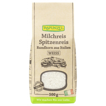 Milchreis, rund, weiß