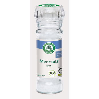 Meersalz grob in der Mühle