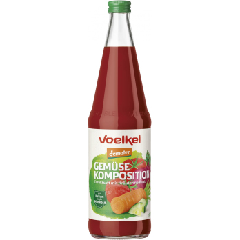 Gemüsesaft-Komposition milchs.