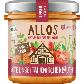 Linsen Aufstrich rote Linse italienische Kräuter