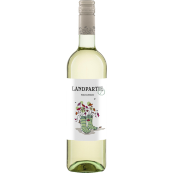 Landpartie weiß