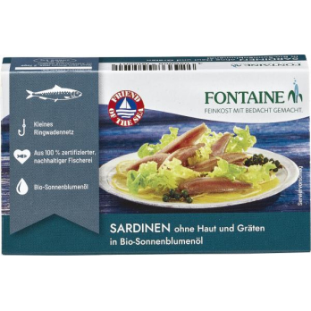 Sardinen o. Haut u. Gräten