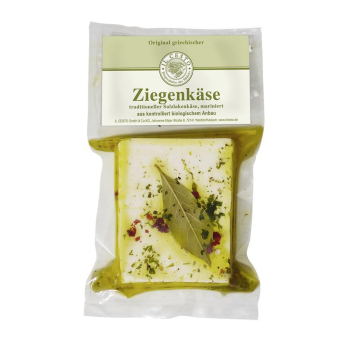 Original griechischer Ziegenkäse, mariniert
