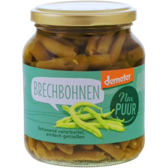Brechbohnen, Glas