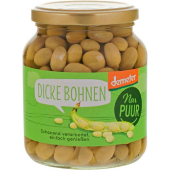Dicke Bohnen, Glas