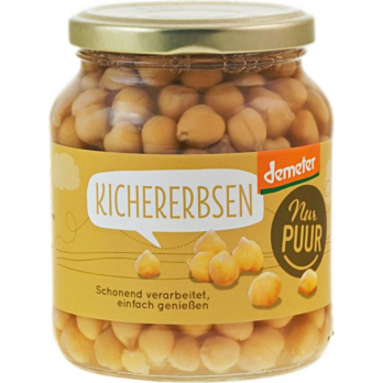 Kichererbsen, Glas