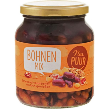 Bohnen Mischung, Glas