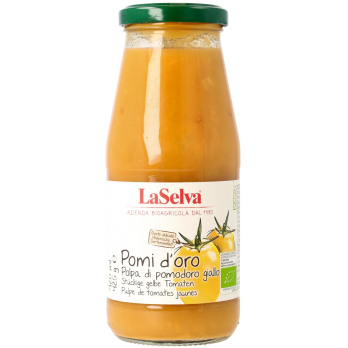 Polpa gelbe stückige Tomaten